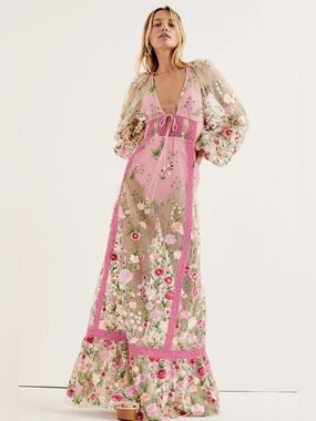 for love and lemons vikki maxi dress For Love And Lemons | Dresses | For Love And Lemons Vikki Maxi Dress Xl  Sold Out Online